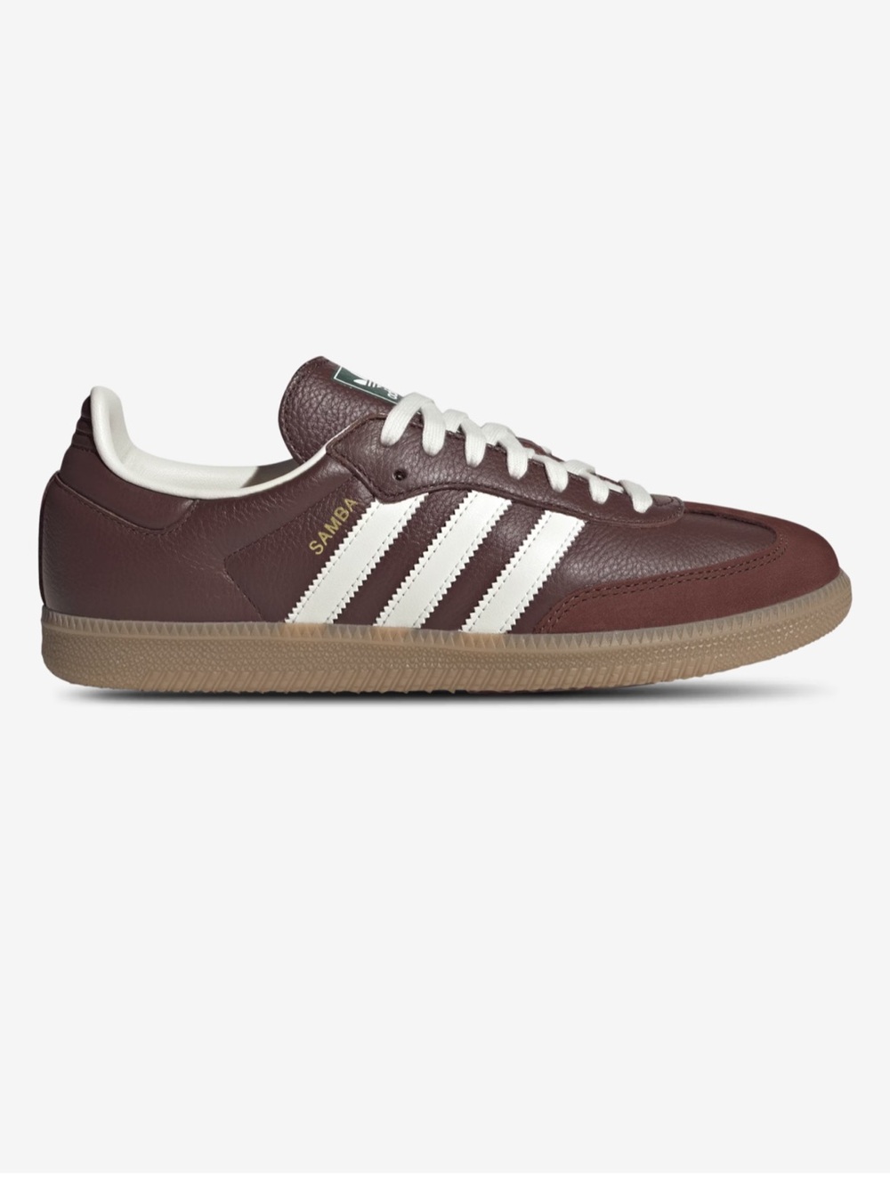 Adidas Samba Leather Sneakers Fox Brown